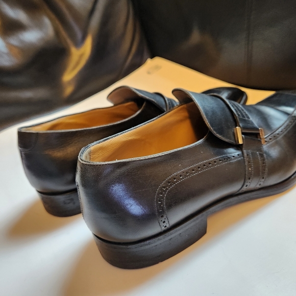 Louis Vuitton black loafers size 8.5 in VGUC - Picture 12 of 12
